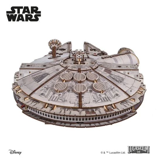 UG-70271-Millennium Falcon Star Wars 3D wooden puzzle UGEARS - UG-70271