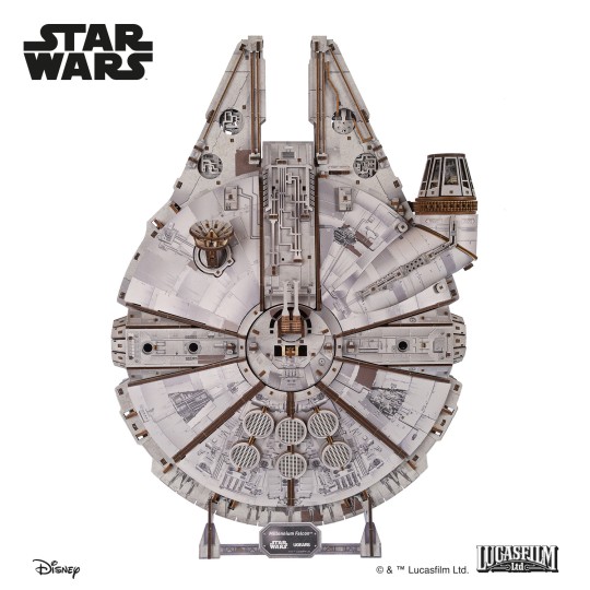 UG-70271-Millennium Falcon Star Wars 3D wooden puzzle UGEARS - UG-70271