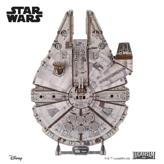 UG-70271-Faucon Millenium Star Wars Puzzle 3D bois UGEARS - UG-70271