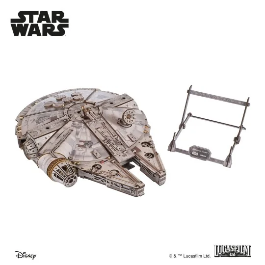 UG-70271-Millennium Falcon Star Wars 3D wooden puzzle UGEARS - UG-70271