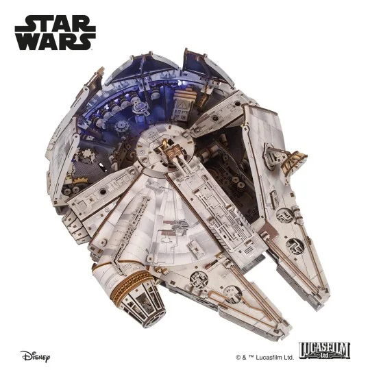 UG-70271-Faucon Millenium Star Wars Puzzle 3D bois UGEARS - UG-70271