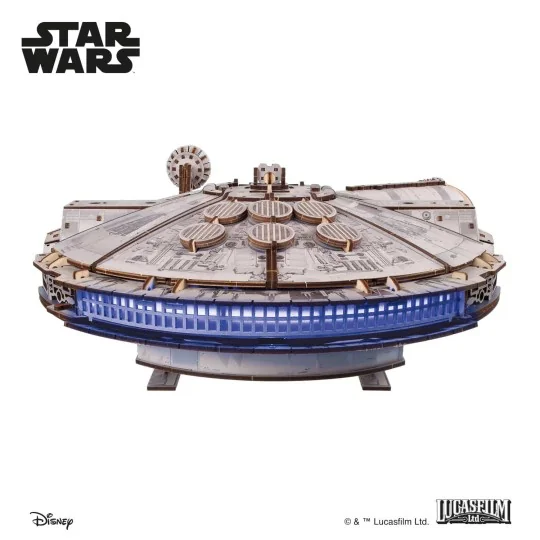 UG-70271-Millennium Falcon Star Wars 3D wooden puzzle UGEARS - UG-70271