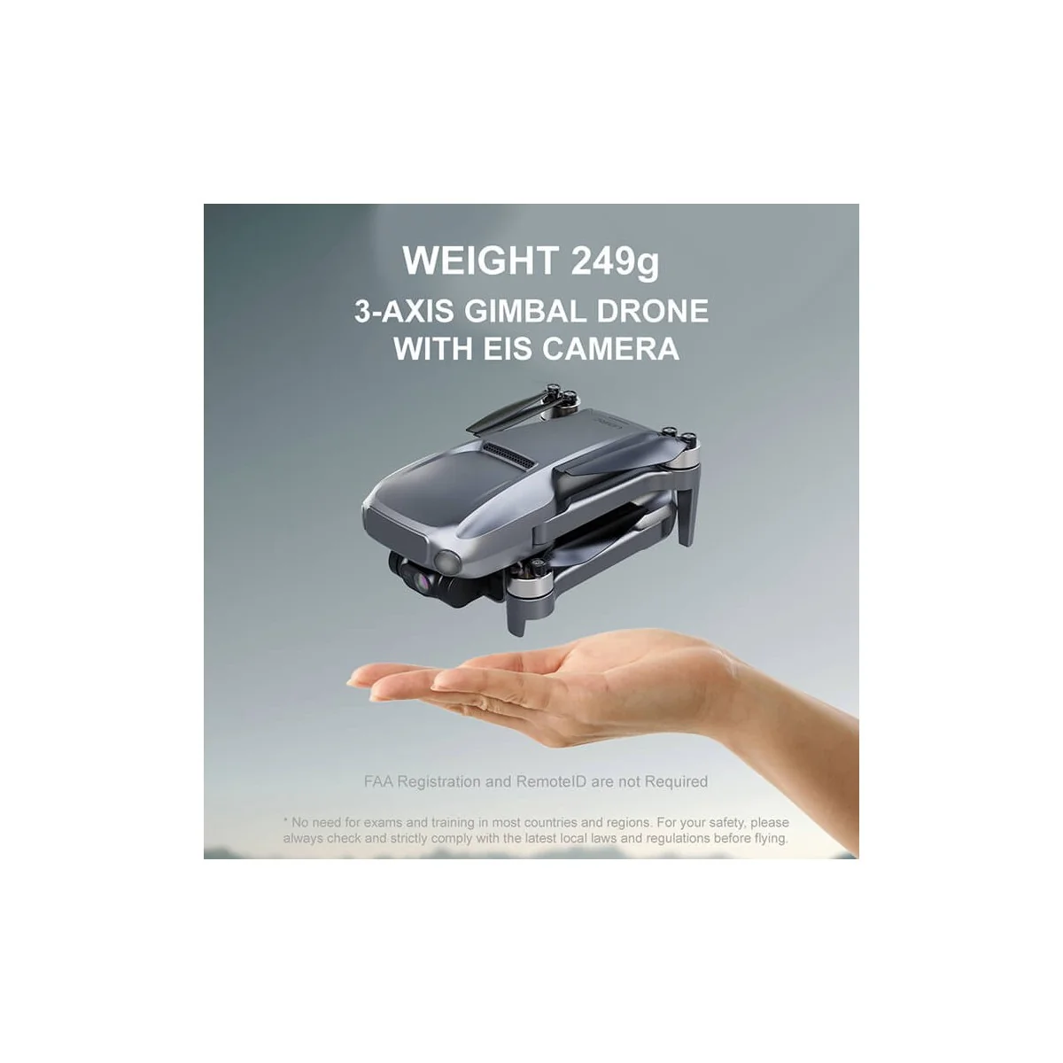 UDI RC Mini 3 U98 Pro Drone, 4K 249g, 3-axis turret, GPS, EIS  U98PRO - 5