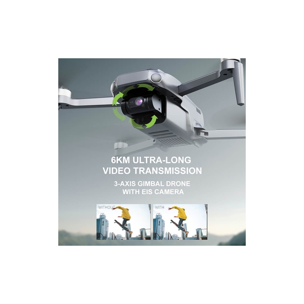 UDI RC Mini 3 U98 Pro Drone, 4K 249g, 3-axis turret, GPS, EIS  U98PRO - 7