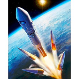 Lanceur Vostok Avec Vaisseau Spatial Habité Vostok-1 1/144 Zvezda Zvezda Z7501 - 1