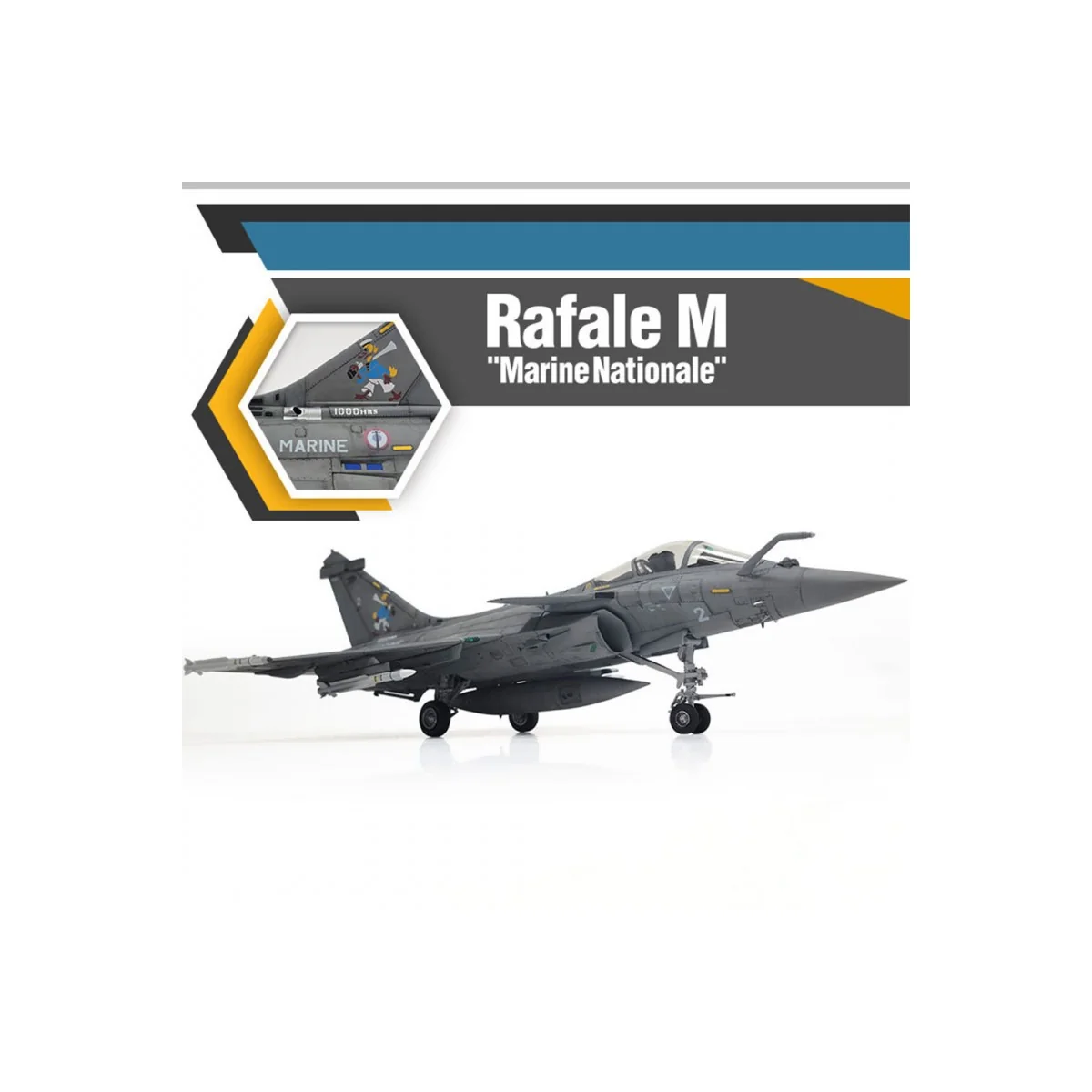 Avion Rafale M "Marine Nationale" 1/48 Academy Academy AC12368 - 5 Avion Rafale M "Marine Nationale" 1/48 Academy Academy AC12368 - 5