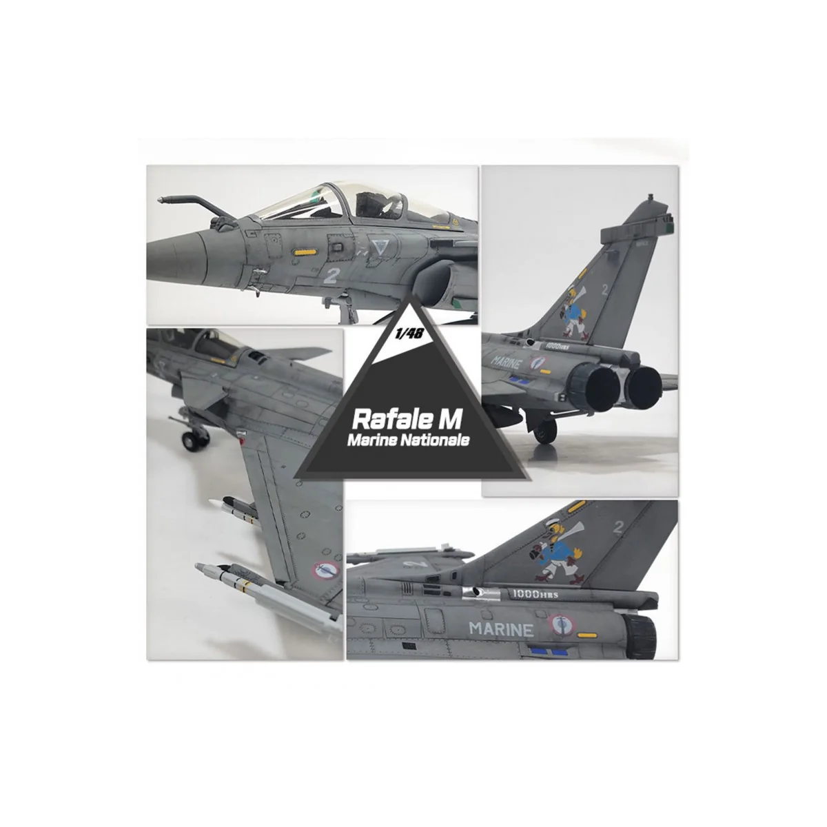Avion Rafale M "Marine Nationale" 1/48 Academy Academy AC12368 - 6 Avion Rafale M "Marine Nationale" 1/48 Academy Academy AC12368 - 6