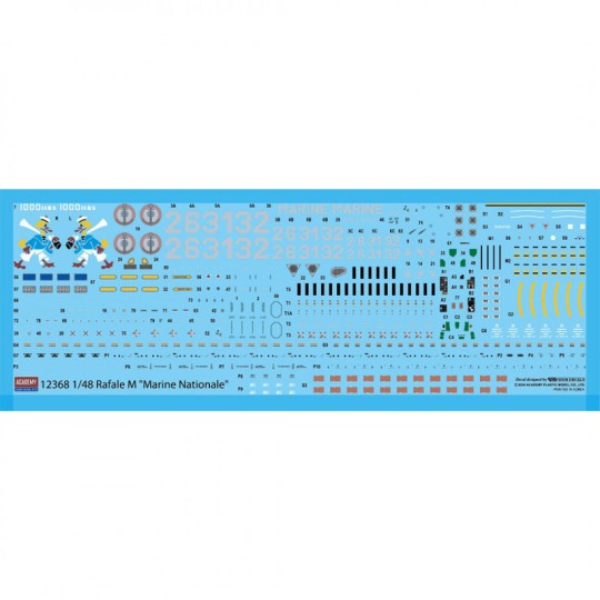 AC12368-Rafale M aircraft "French Navy" 1/48 Academy