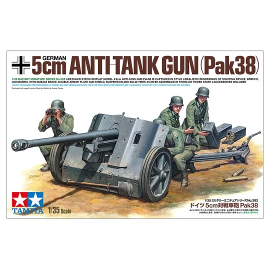 35392-Canon anti-char Pak38 1/35 Tamiya - 35392
