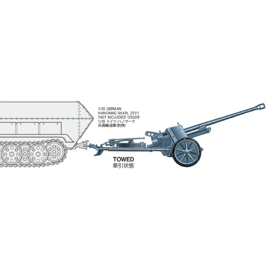 35392-Pak38 anti-tank gun 1/35 Tamiya - 35392