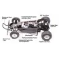 47522-Kit Grasshopper Black Edition 1/10 Tamiya - 47522
