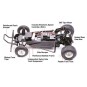 47522-The Grasshopper Kit Black Edition 1/10 Tamiya