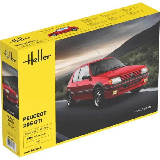 HEL-82705-Peugeot 205 GTI 1/24 Heller - HEL-82705
