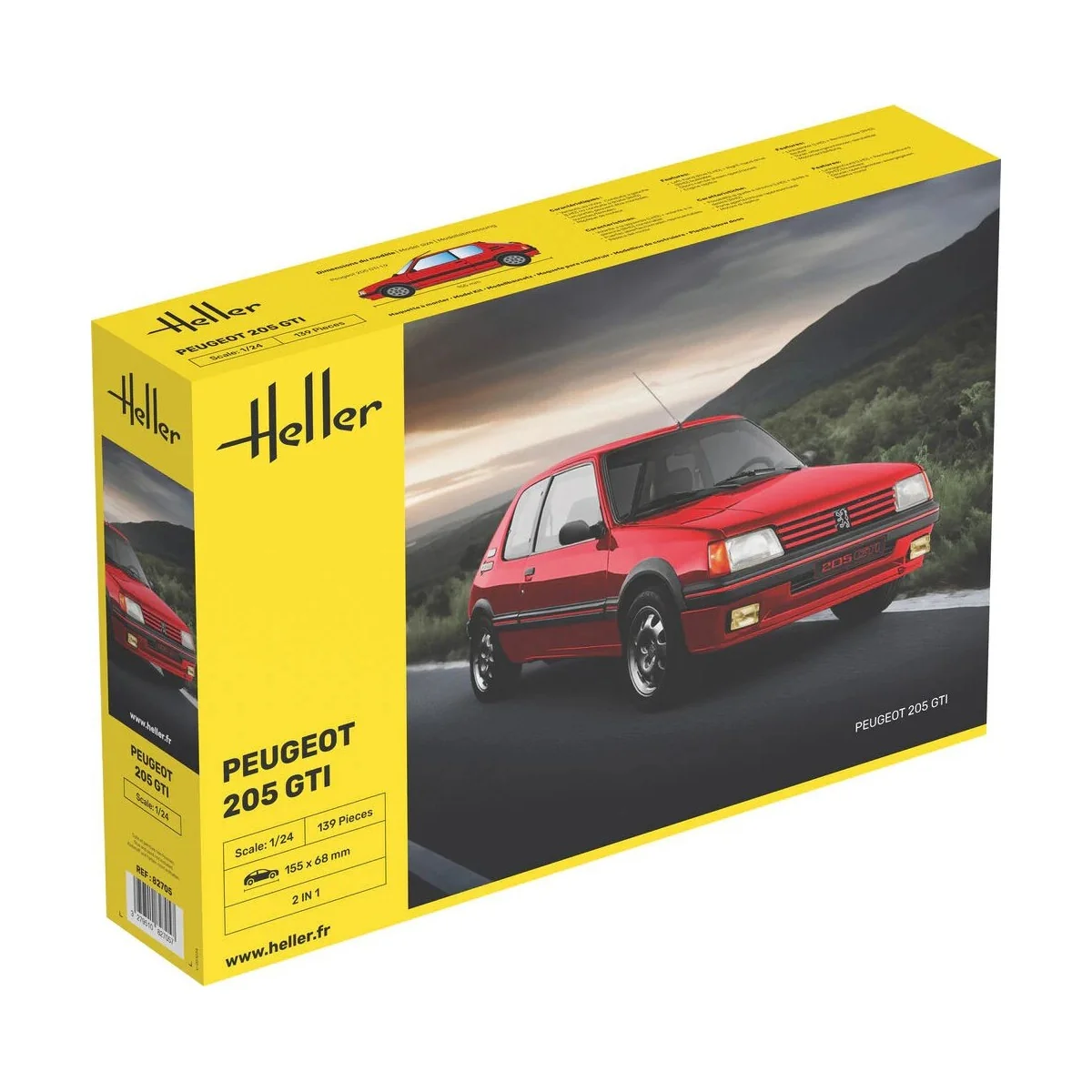 Peugeot 205 GTI 1/24 Heller Heller HEL-82705 - 1