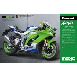 Moto Kawasaki ZX-10R 1/9 Meng Hasegawa MT-007 - 1