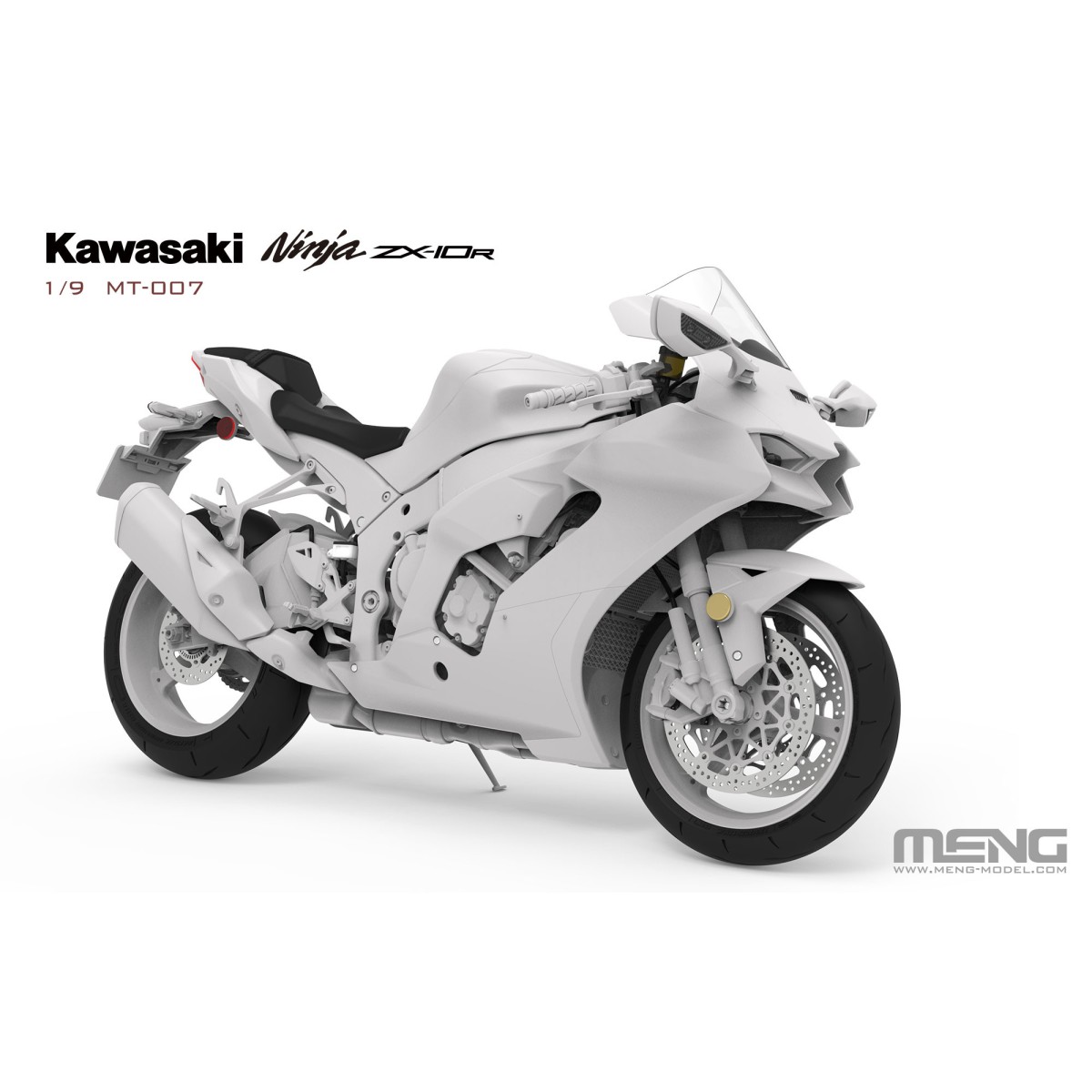 Kawasaki ZX-10R 1/9 Meng Motorcycle Hasegawa MT-007 - 3 Kawasaki ZX-10R 1/9 Meng Motorcycle Hasegawa MT-007 - 3