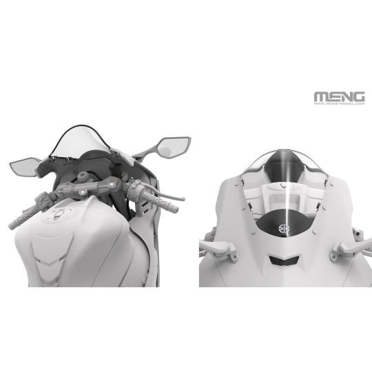Kawasaki ZX-10R 1/9 Meng Motorcycle Hasegawa MT-007 - 10 MT-007-Kawasaki ZX-10R 1/9 Meng Motorcycle - MT-007