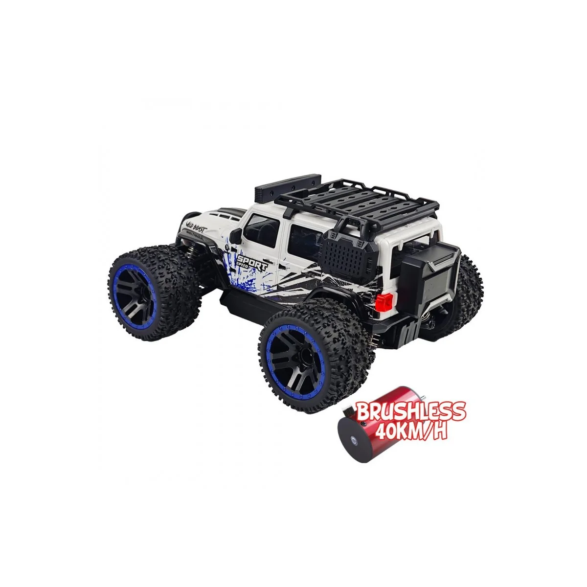 Micro MHD Extreme Speed Sport brushless white RTR 1/20 MHD Scientific-MHD Z86110 - 3