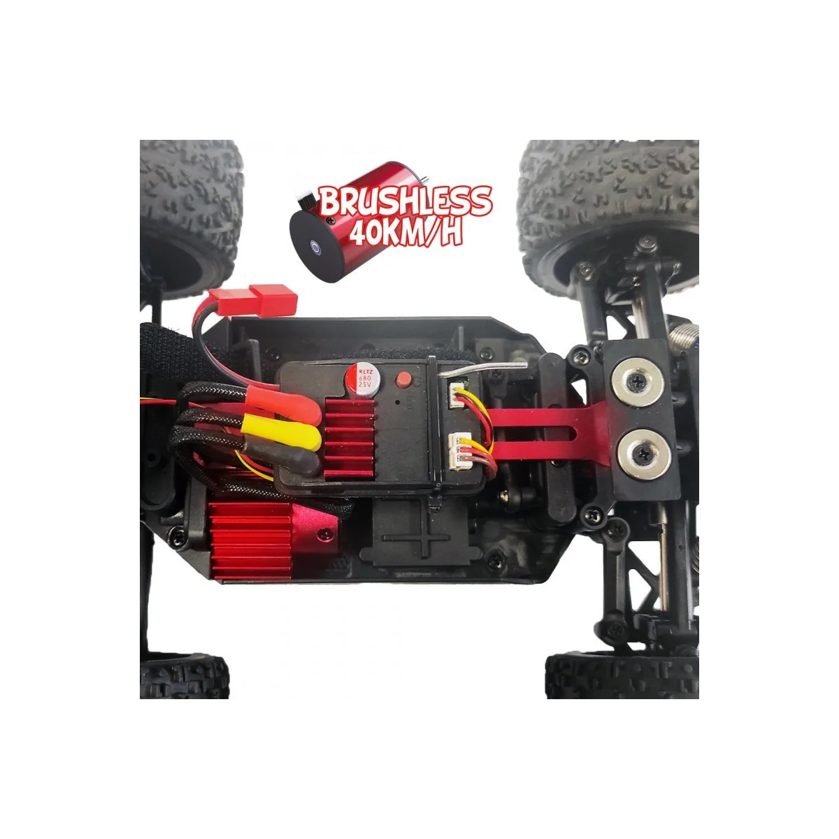 Micro MHD Extreme Speed Sport brushless blanc RTR 1/20 MHD Scientific-MHD Z86110 - 6