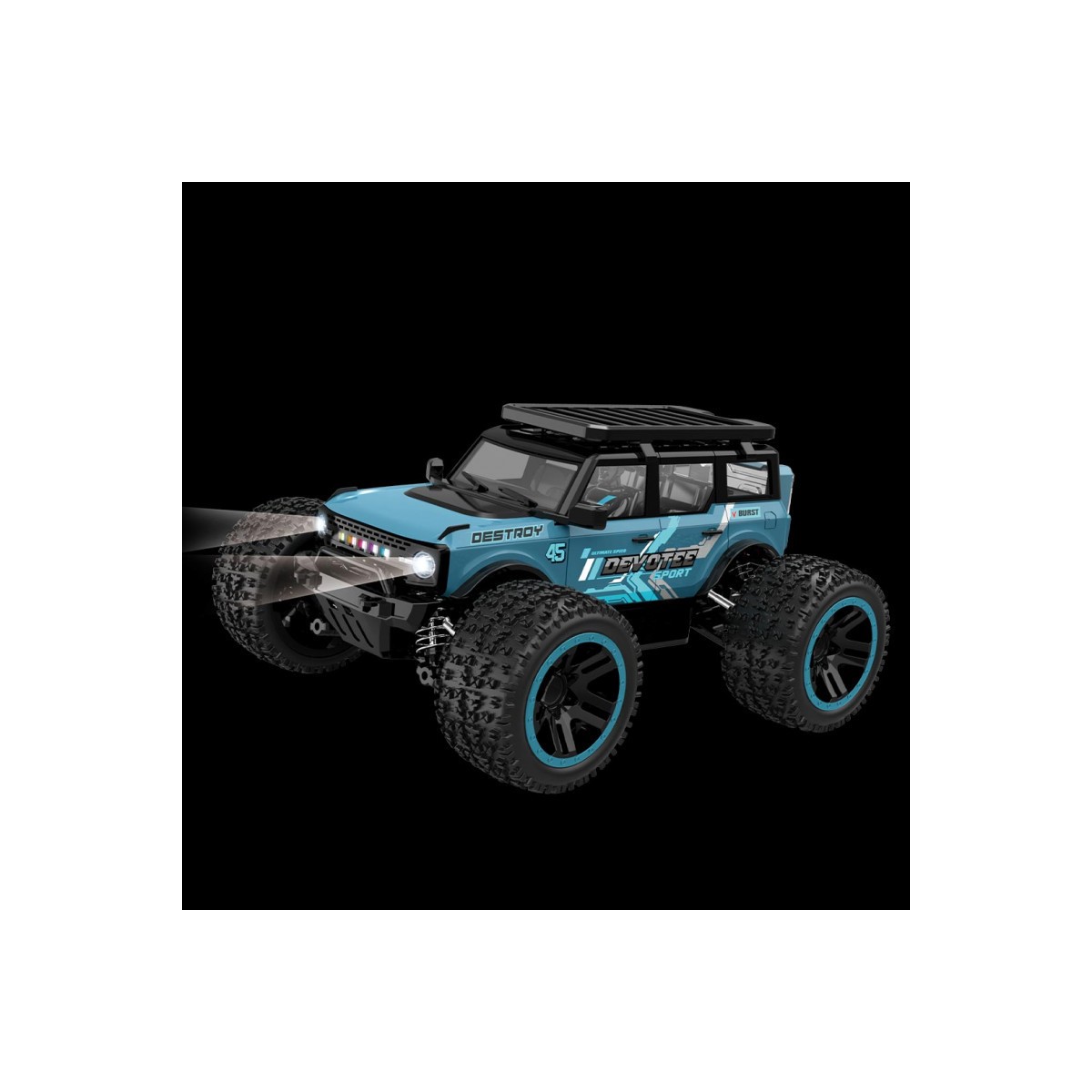 Micro MHD Extreme Big Foot brushless Bleu RTR 1/20 MHD Scientific-MHD Z86111 - 4
