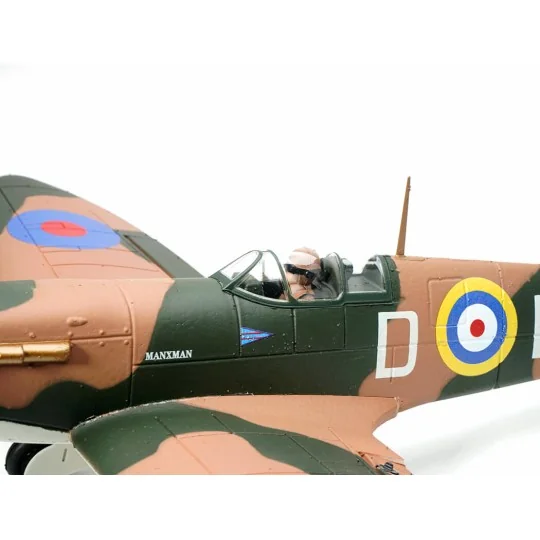 V768-5-Avion Spitfire MKII 500mm brushless avec stabilisateur de vol RTF Volantex