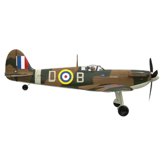 V768-5-Avion Spitfire MKII 500mm brushless avec stabilisateur de vol RTF Volantex