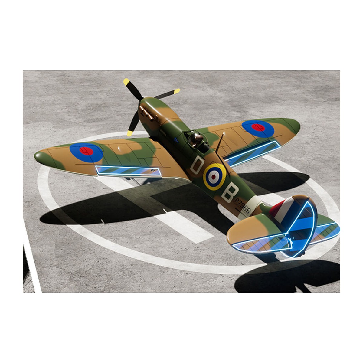Avion Spitfire MKII 500mm brushless avec stabilisateur de vol RTF Volantex Volantex V768-5 - 16