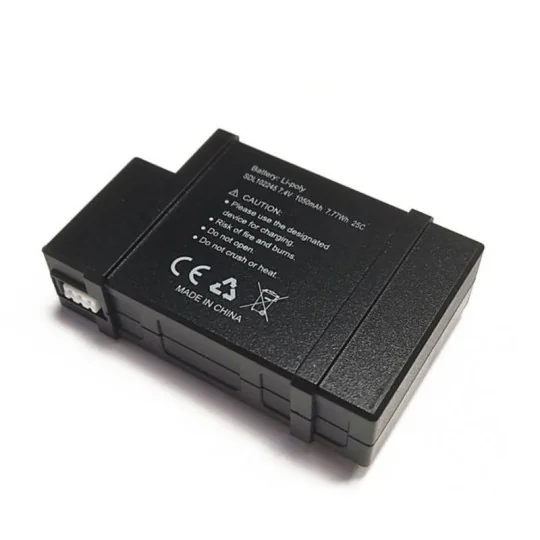 T4992/04-Batterie LiPo 7.4v 1050mAh 650mm pour Pirate Monster-T T2M - T4992/04