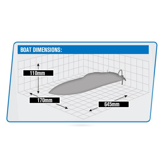 copy of Bateau Vortex High Speed Racing Boat 2.4Ghz FTX UDI005 - 10 UDI005-Arrow 65cm 2.4GHz Boat (Battery + Charger) UDI RC - UDI005