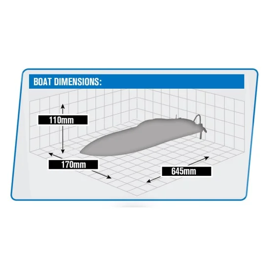 copy of Bateau Vortex High Speed Racing Boat 2.4Ghz FTX UDI005 - 10 UDI005-Arrow 65cm 2.4GHz Boat (Battery + Charger) UDI RC - UDI005