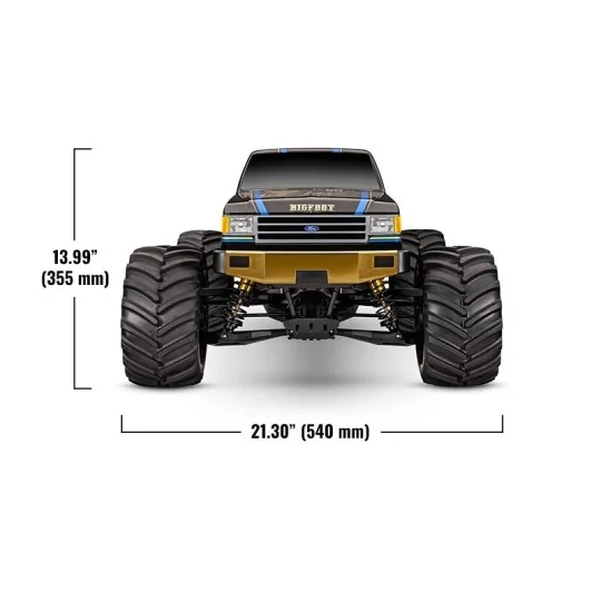TRX-77136-4-50TH-X-Monster BIGFOOT 50th VXL 8S TQi TSM Traxxas