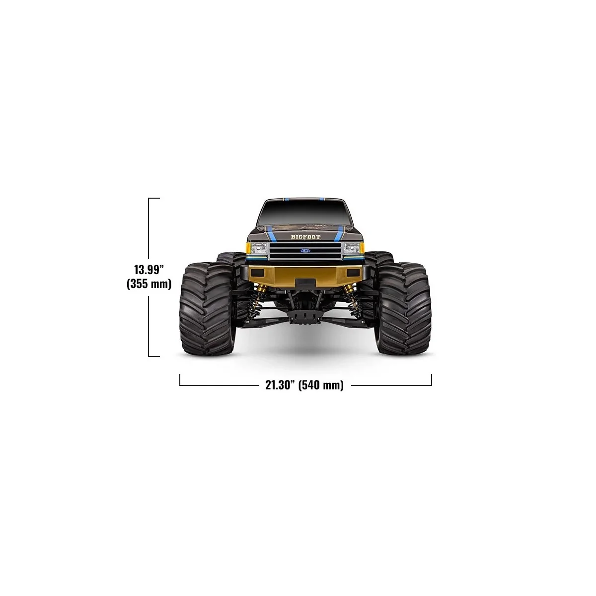 X-Monster BIGFOOT 50th VXL 8S TQi TSM Traxxas Traxxas TRX-77136-4-50TH - 20
