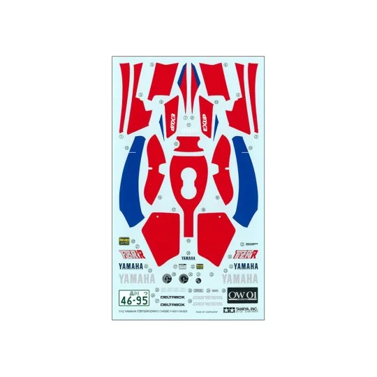 Moto Yamaha FZR750R (OW01) 1/12 Tamiya Tamiya 14058 - 9 14058-Moto Yamaha FZR750R (OW01) 1/12 Tamiya - 14058
