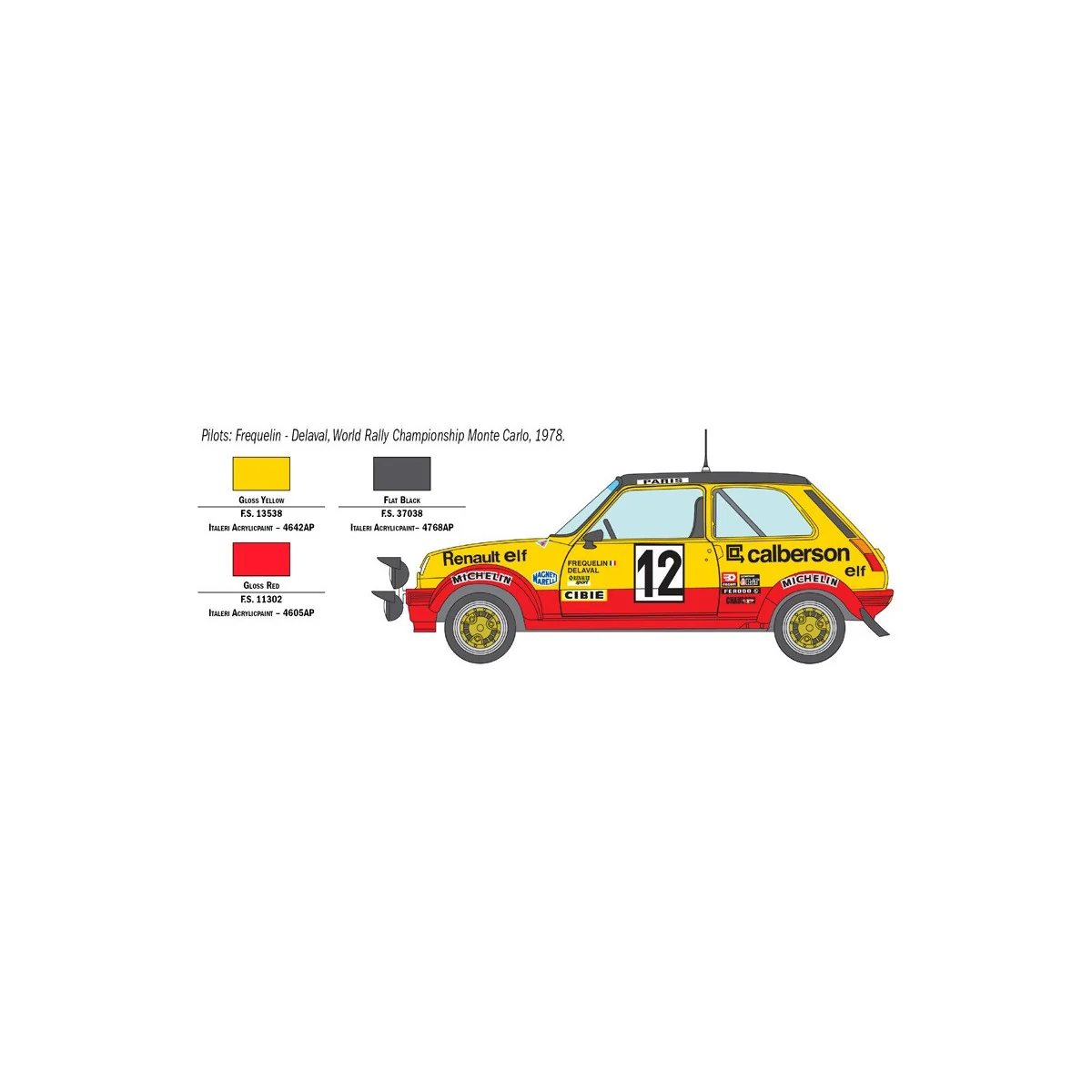 Renault 5 Alpine Rally 1/24 Italeri Italeri I3652 - 5 Renault 5 Alpine Rally 1/24 Italeri Italeri I3652 - 5