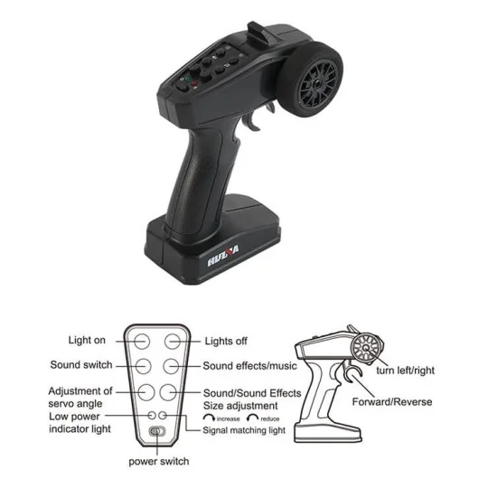 CY1524-Camion de livraison FodiEx 1/18 RC - HuiNa