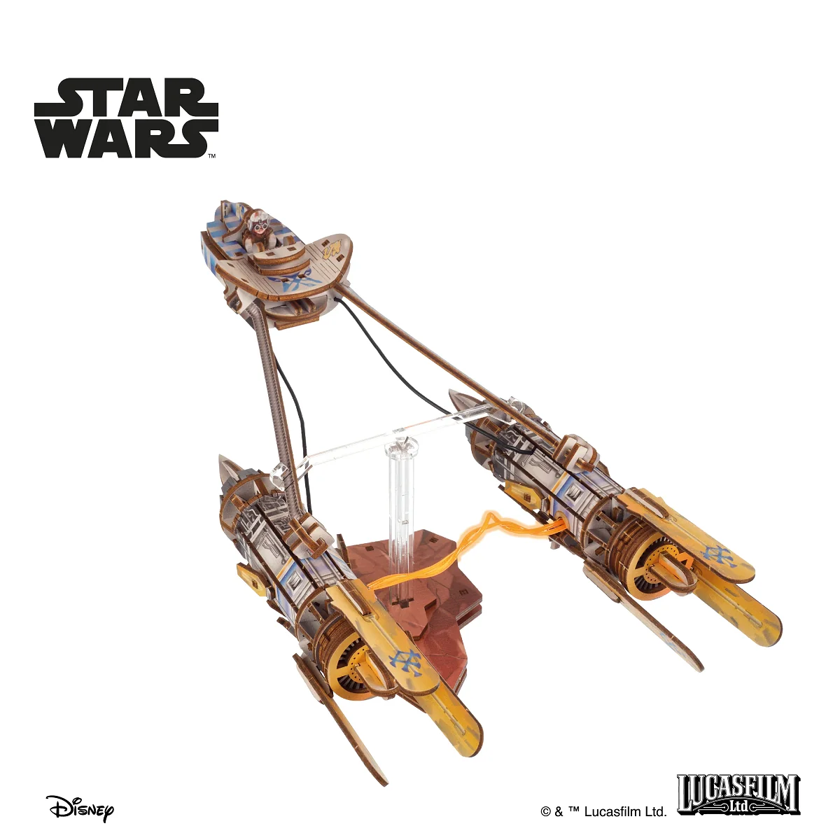 Podracer of Anakin Skywalker Star Wars 3D Wooden Puzzle UGEARS UGEARS UG-70273 - 1 Podracer of Anakin Skywalker Star Wars 3D Wooden Puzzle UGEARS UGEARS UG-70273 - 1