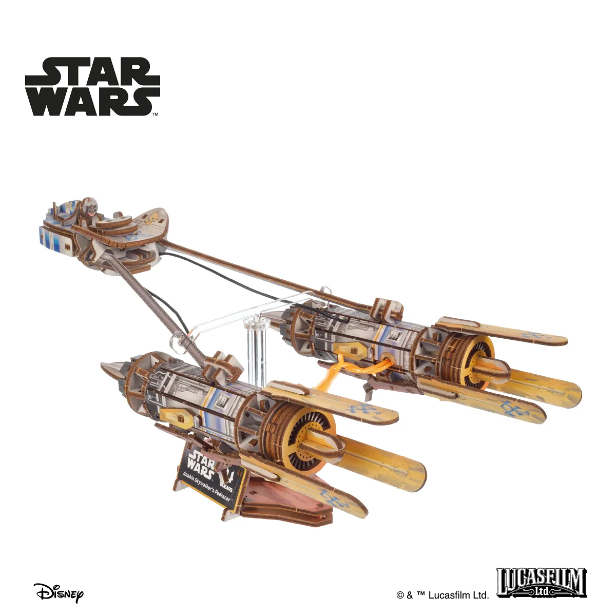 Podracer of Anakin Skywalker Star Wars 3D Wooden Puzzle UGEARS UGEARS UG-70273 - 3 Podracer of Anakin Skywalker Star Wars 3D Wooden Puzzle UGEARS UGEARS UG-70273 - 3