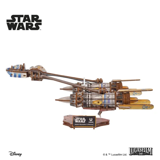 UG-70273-Podracer of Anakin Skywalker Star Wars 3D Wooden Puzzle UGEARS