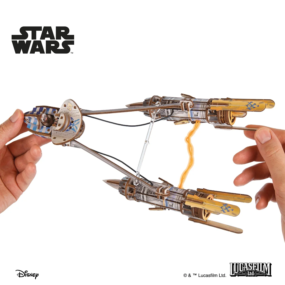 Podracer of Anakin Skywalker Star Wars 3D Wooden Puzzle UGEARS UGEARS UG-70273 - 7