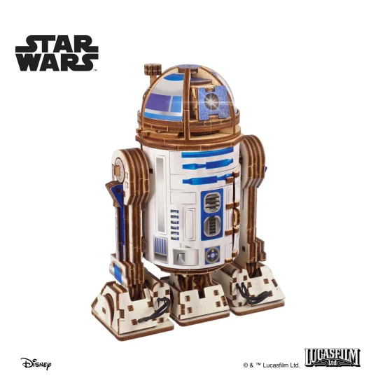UG-70272-R2-D2 Star Wars Puzzle 3D bois UGEARS - UG-70272