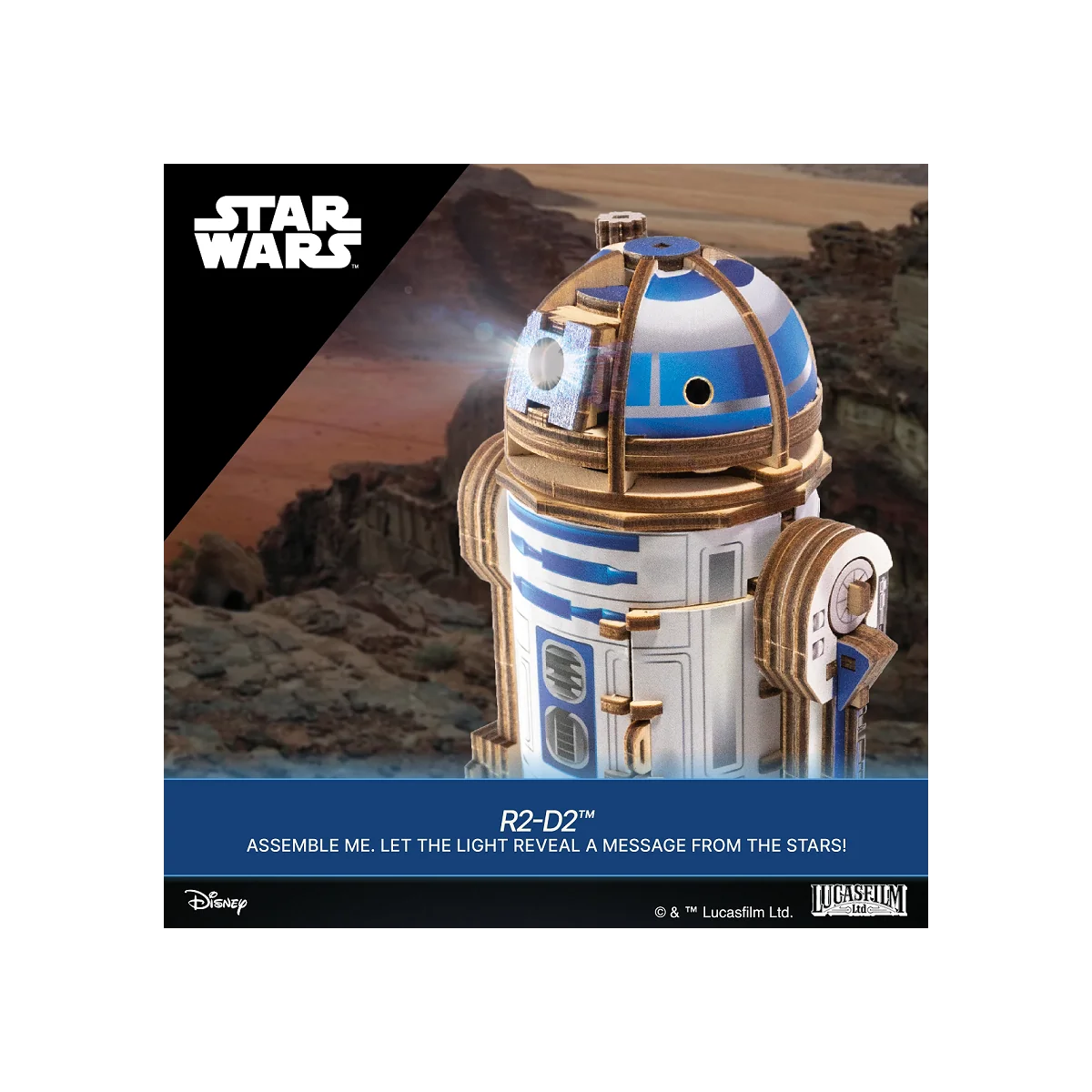 R2-D2 Star Wars Puzzle 3D bois UGEARS UGEARS UG-70272 - 8