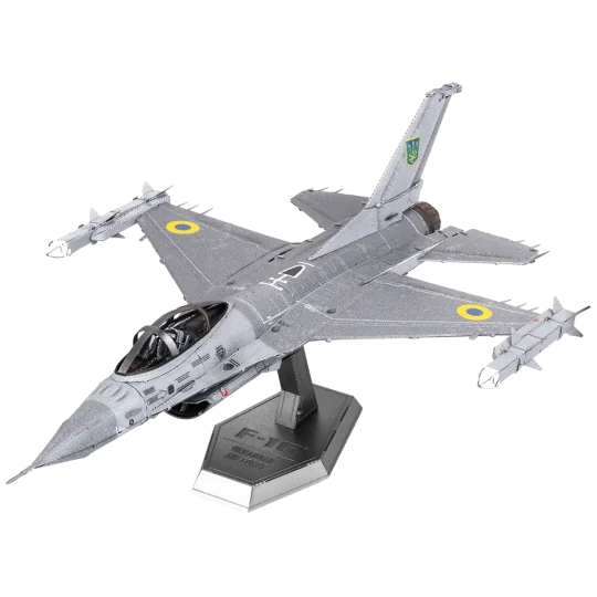 F-16 Fighting Falcon® Ukrainian Air Force Metal Earth - ME1046U ME1046U-F-16 Fighting Falcon® Ukrainian Air Force Metal Earth - ME1046U