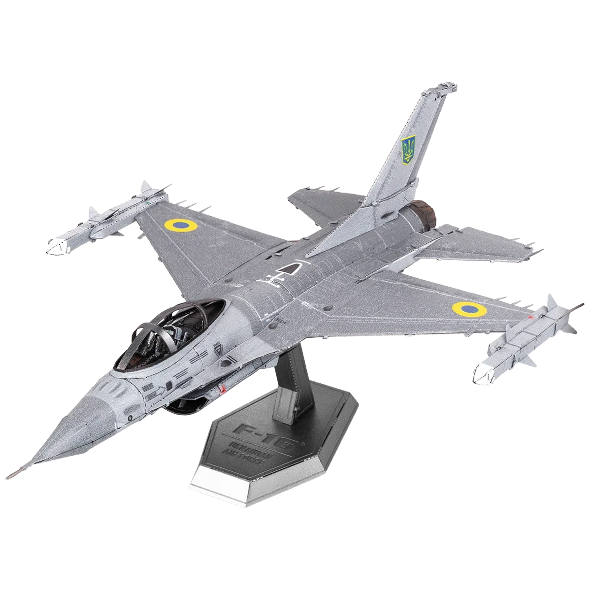F-16 Fighting Falcon® Ukrainian Air Force Metal Earth - ME1046U F-16 Fighting Falcon® Ukrainian Air Force Metal Earth - ME1046U