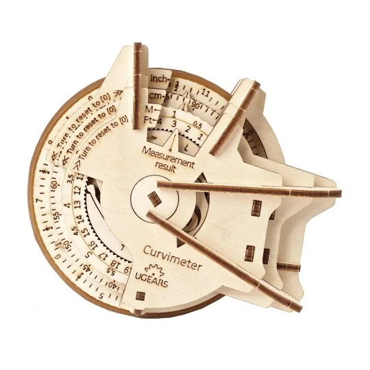 UG-70138-Curvimeter - STEM 3D wooden puzzle UGEARS - UG-70138