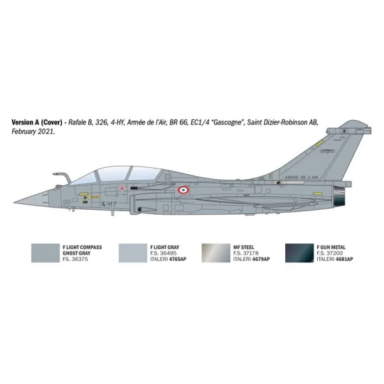 I90092-Rafale B aircraft 1/72 Italeri