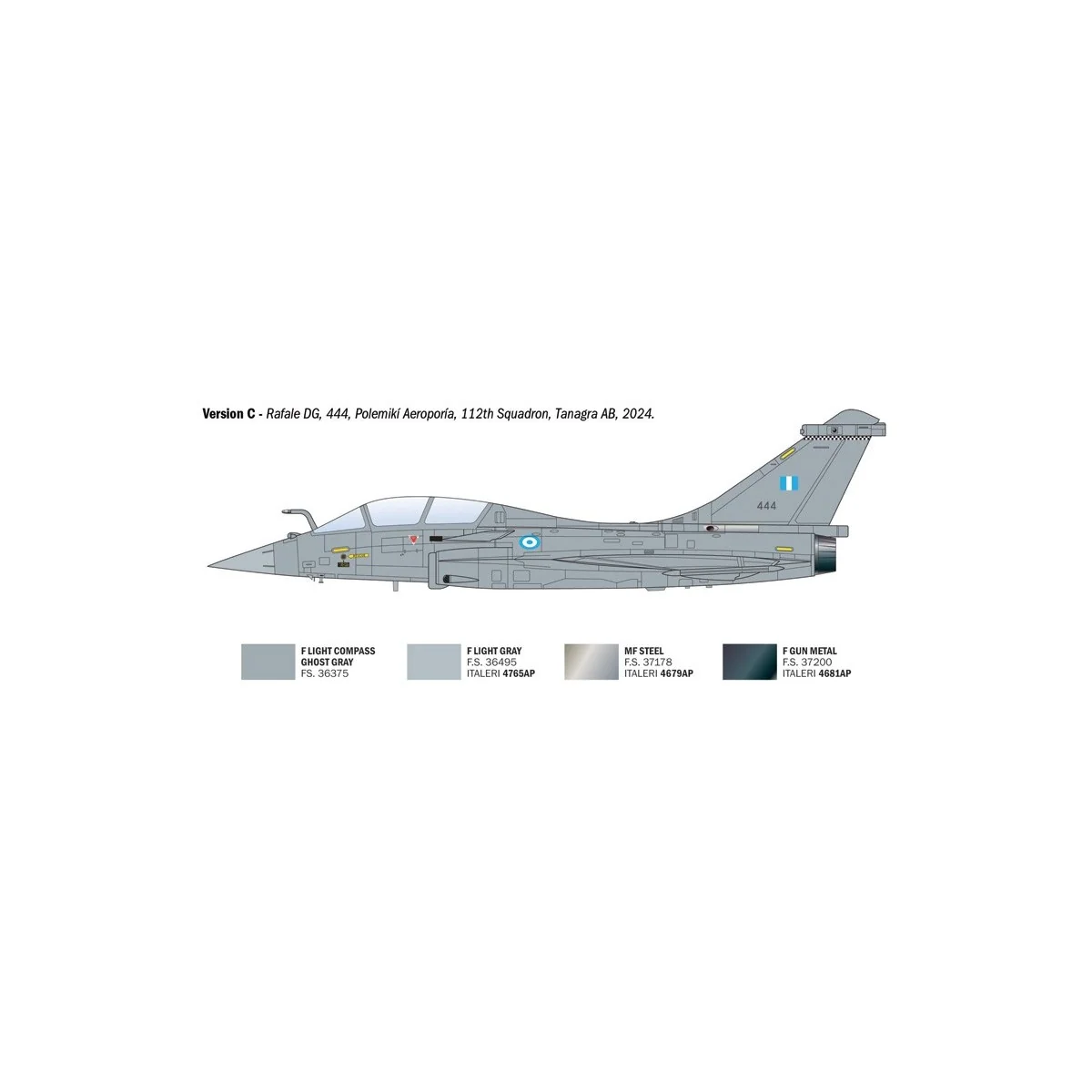 Avion Rafale B 1/72 Italeri - I90092