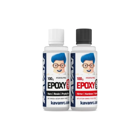 Epoxy Glue 5min 2x 100g Kavan - KAV56.9963 - KAV56.9963 KAV56.9963-Epoxy Glue 5min 2x 100g Kavan - KAV56.9963
