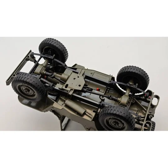 Military Jeep Willys 4WD with Lights 1/10 RTR E-Zee RC - EZ-G2068 EZ-G2068-Military Jeep Willys 4WD with Lights 1/10 RTR E-Zee RC - EZ-G2068