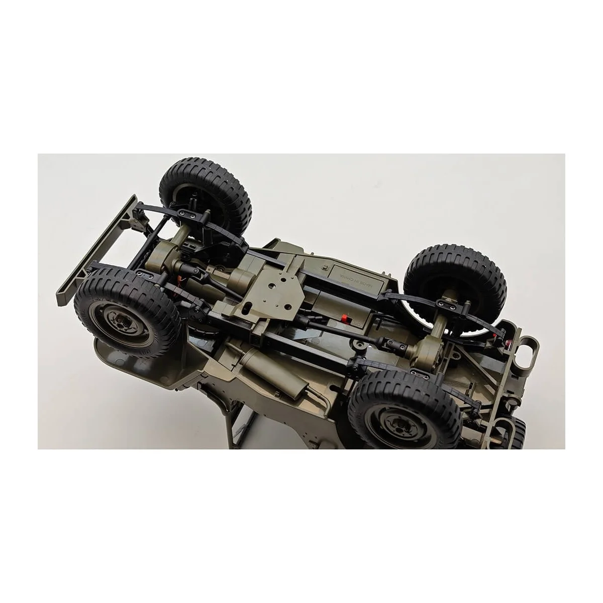 Jeep Willys militaire 4wd avec éclairage 1/10 RTR E-Zee RC - EZ-G2068