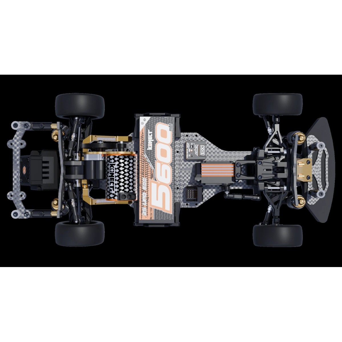 Voiture piste Drift OVER-D10 Combo + Carrosserie S15 1/10 KIT HobbyTech Hobbytech 8.OVER-D10.COMBS15 - 15